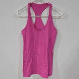 Lululemon Athletica Pink Racerback Tank Top
